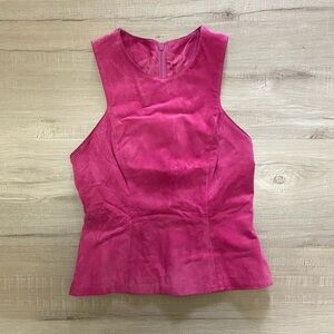 Danier Pink Suede Vest Women’s Size XS / 10